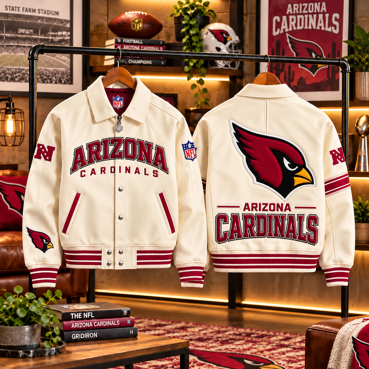Premium NFL AC LETTERMAN JACKET