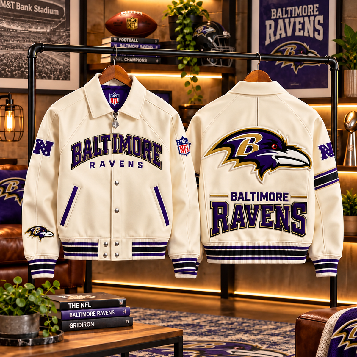 Premium NFL BR LETTERMAN JACKET