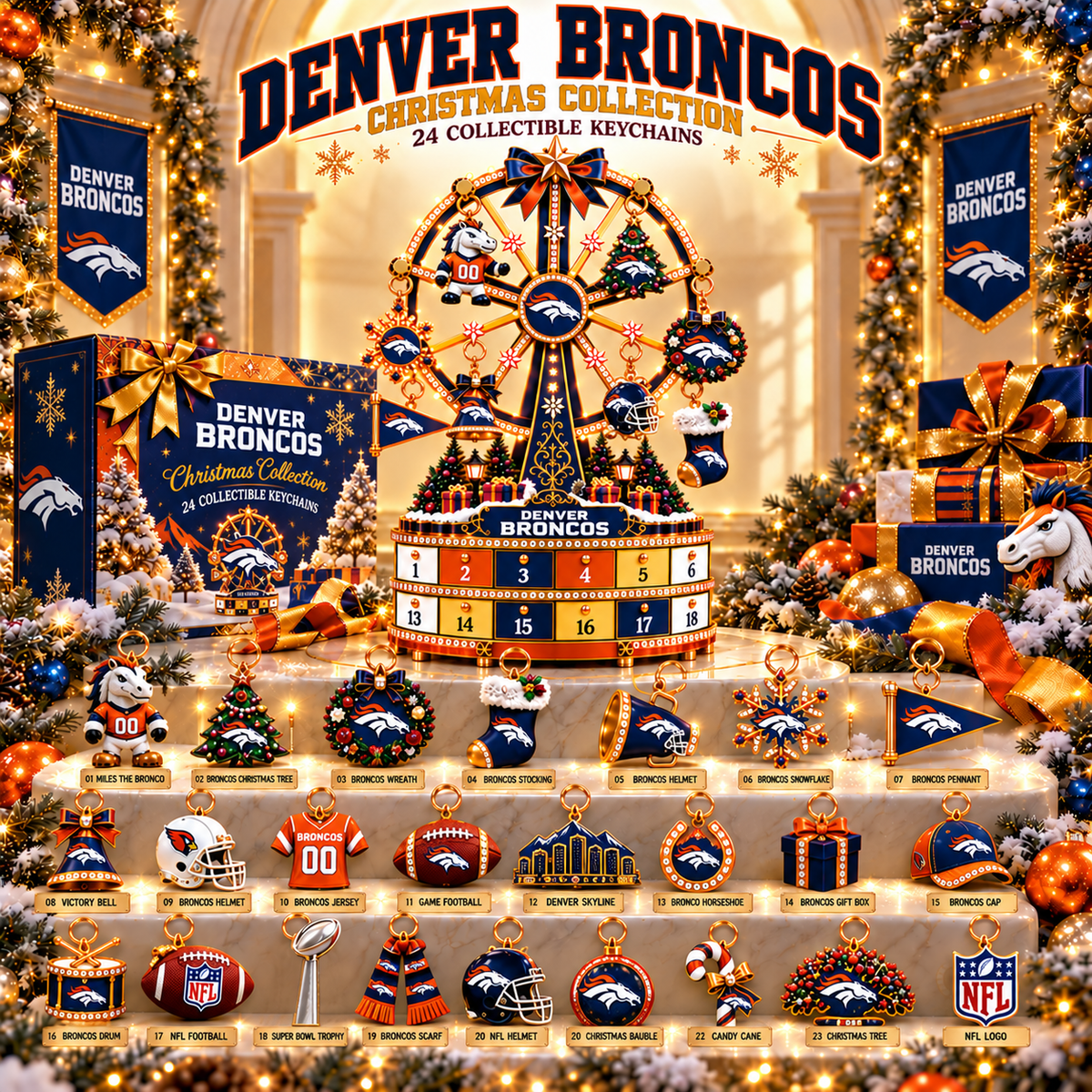 Premium NFL DB Christmas Advent Calendar