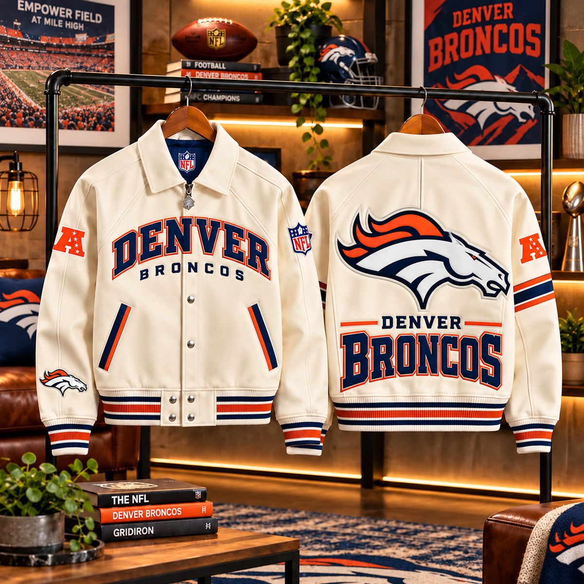 Premium NFL DB LETTERMAN JACKET