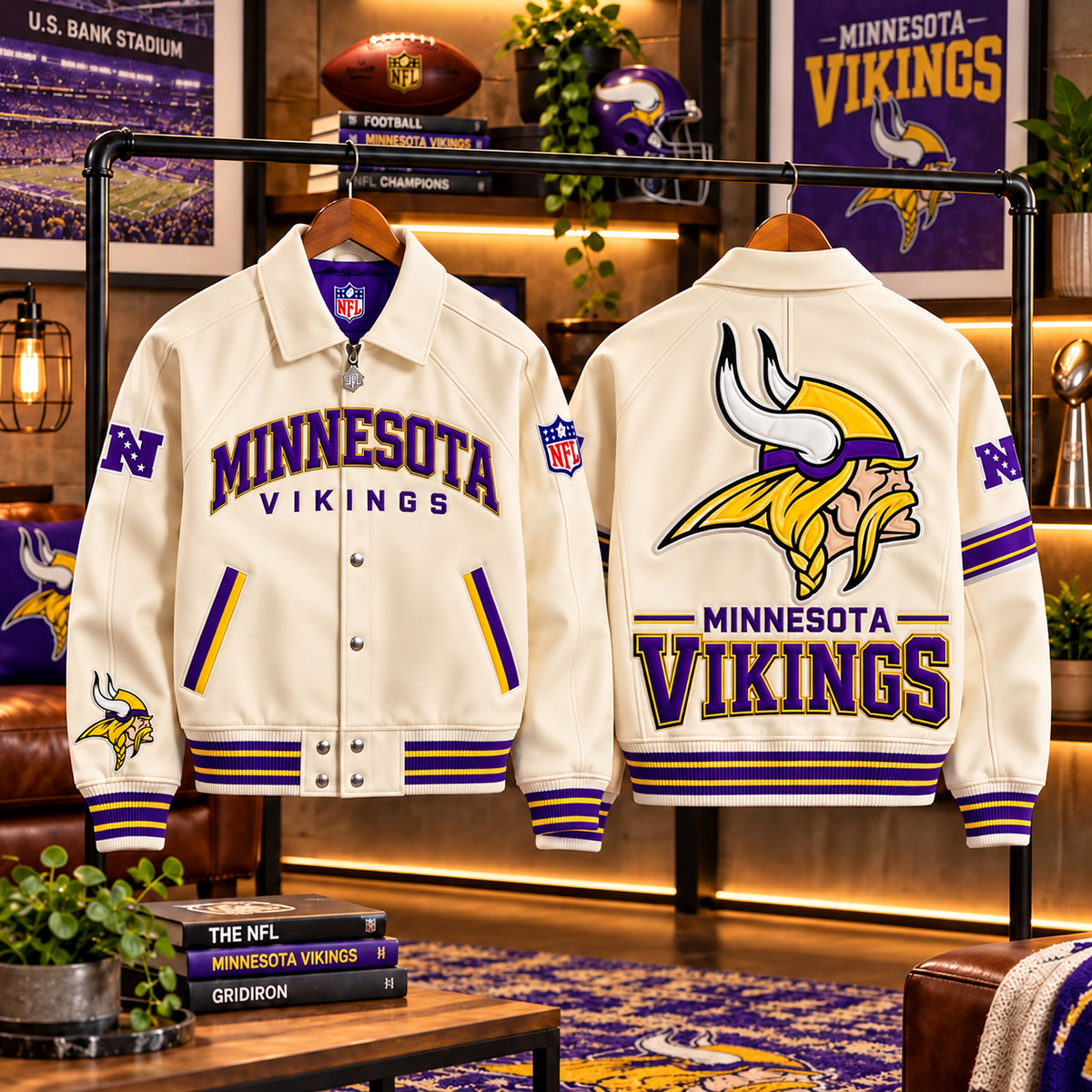 Premium NFL MV LETTERMAN JACKET