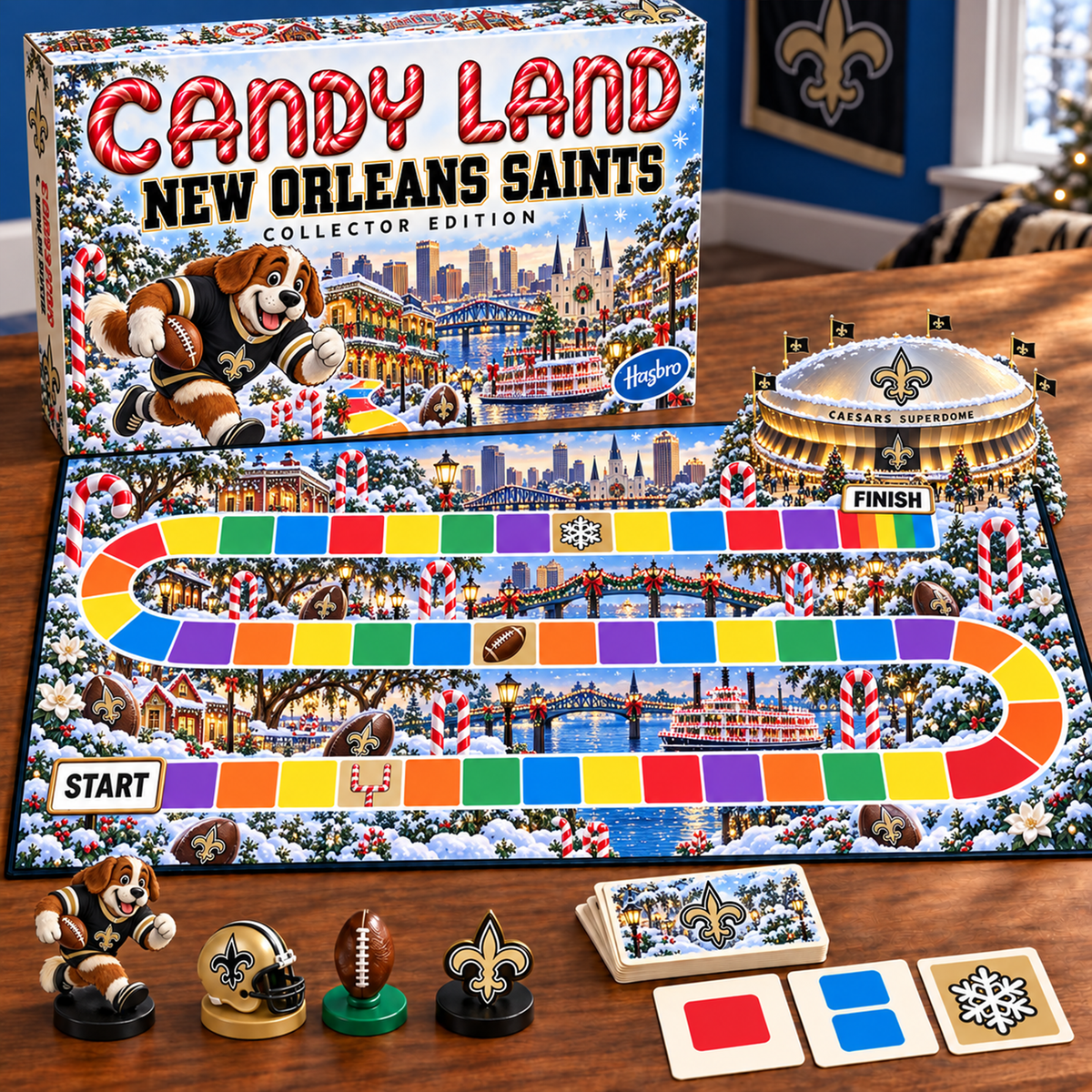Premium NFL NO Candy Land Board Game