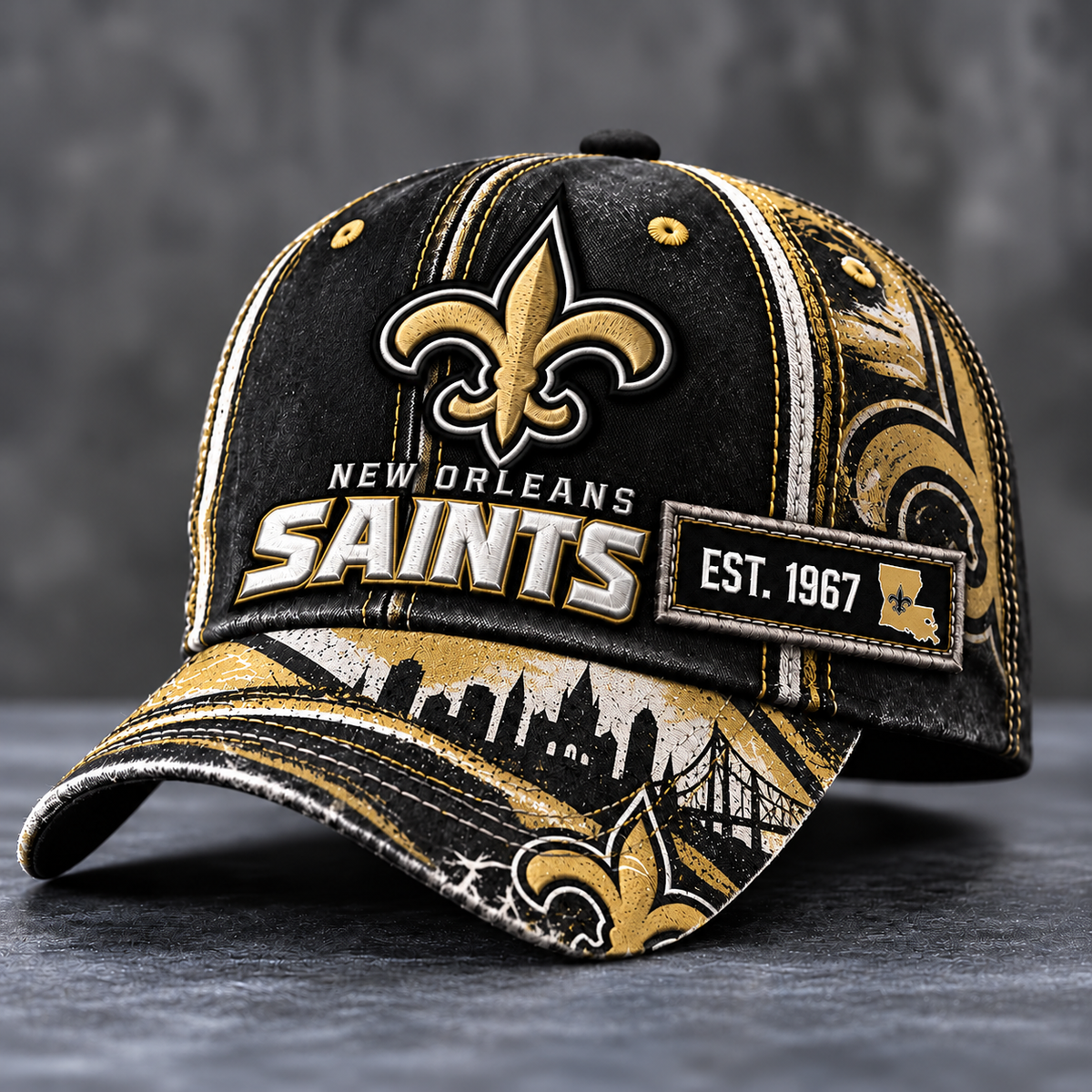 Premium NFL NOS Vintage Distressed Embroidered Cap