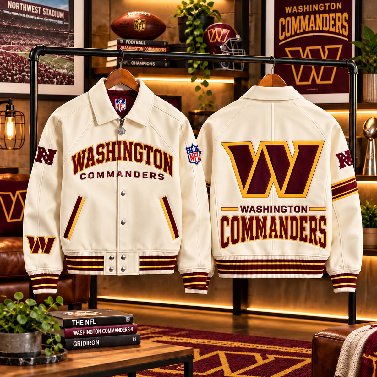Premium NFL WC LETTERMAN JACKET