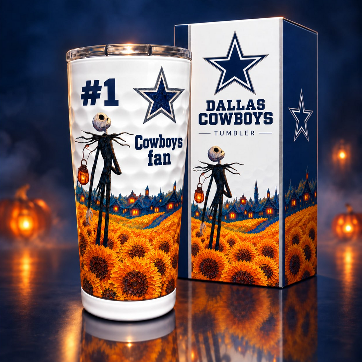 Premium NFL x DAL Fan Golf Tumbler