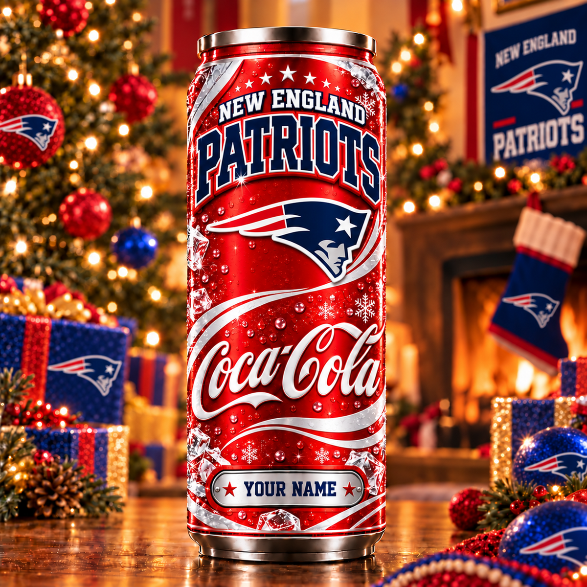 Premium NFL x NE Cola Can Tumbler