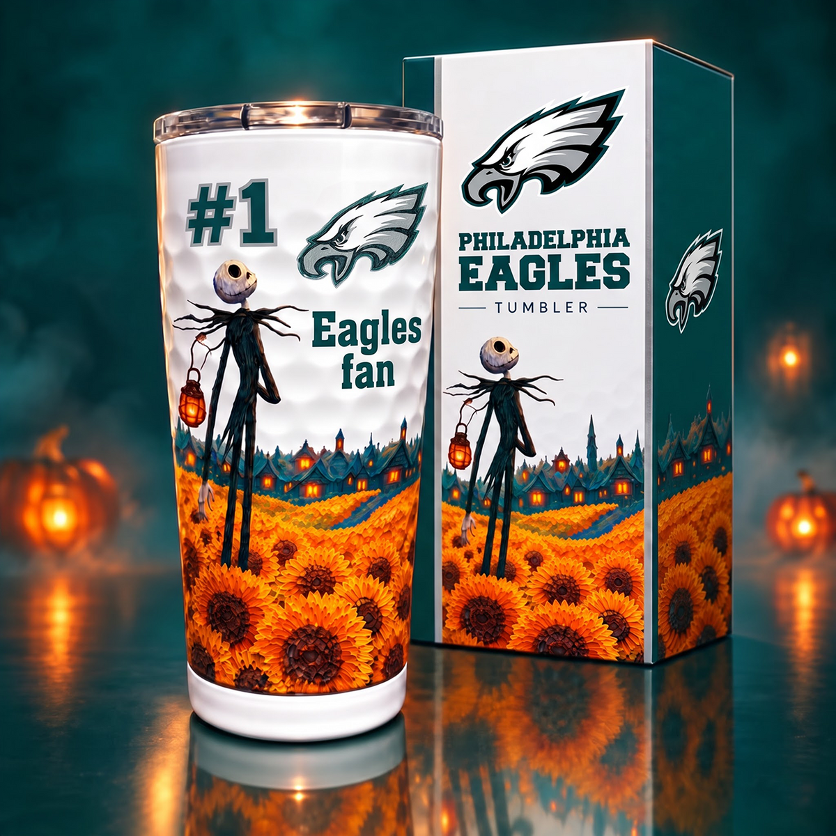 Premium NFL x PHI Fan Golf Tumbler