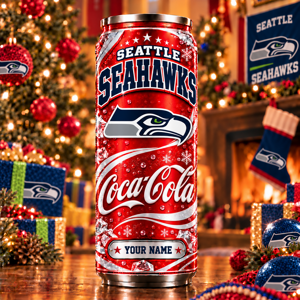 Premium NFL x SEA Cola Can Tumbler
