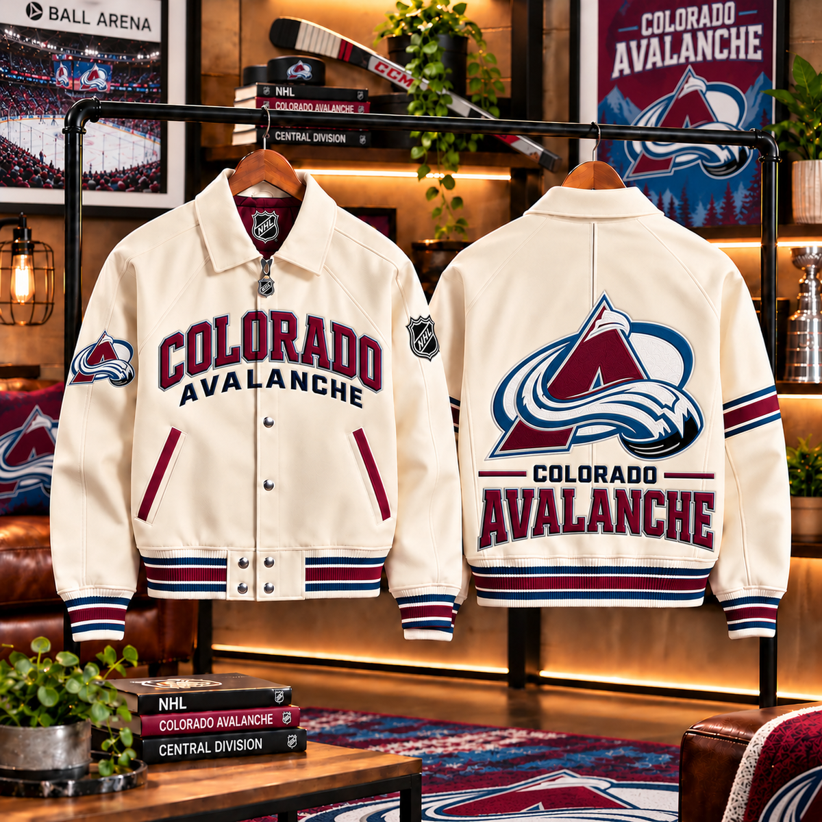 Premium NHL CA LETTERMAN JACKET