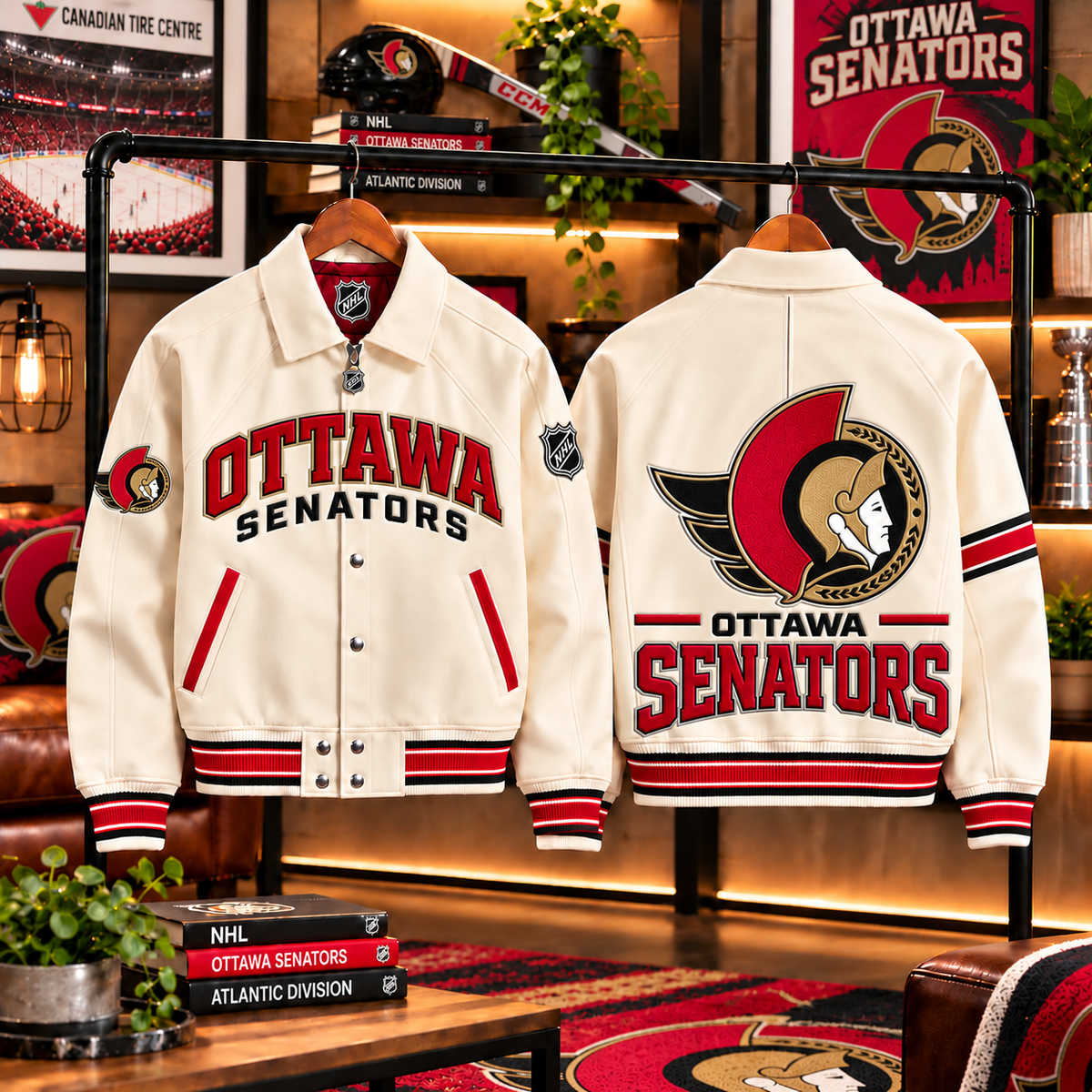 Premium NHL OS LETTERMAN JACKET