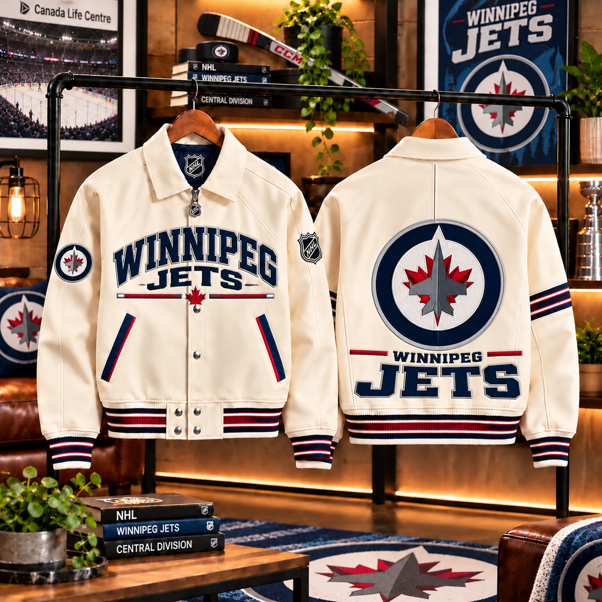 Premium NHL WJ LETTERMAN JACKET