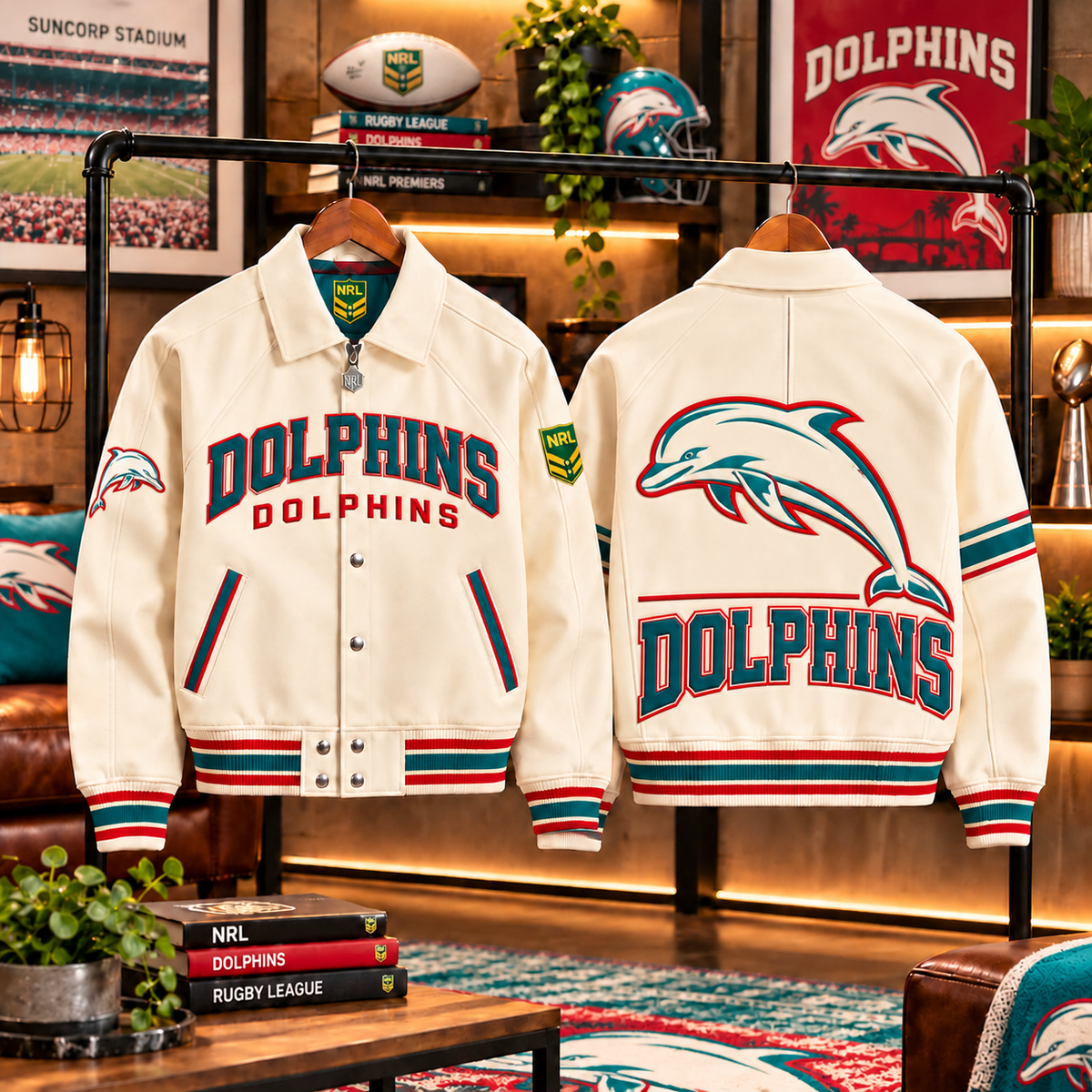 Premium NRL DOL LETTERMAN JACKET