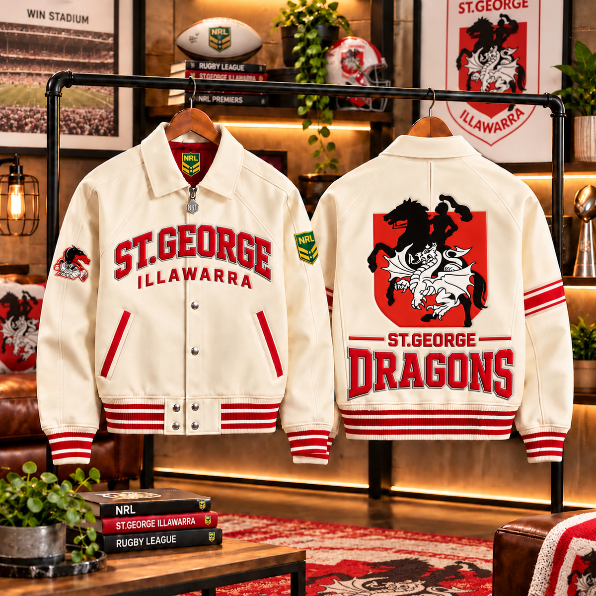 Premium NRL SGID LETTERMAN JACKET