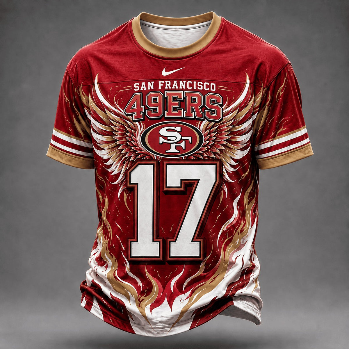 SF49 Premium NFL Wings of Fury T-Shirt