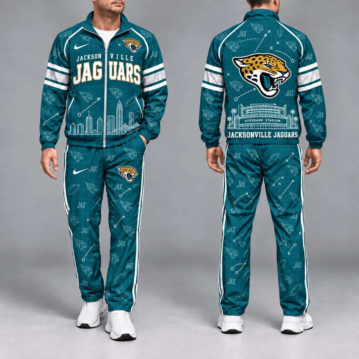 SIGNATURE NFL X JAC EXCLUSVIE Game Day Windbreaker Tracksuit Set For Men