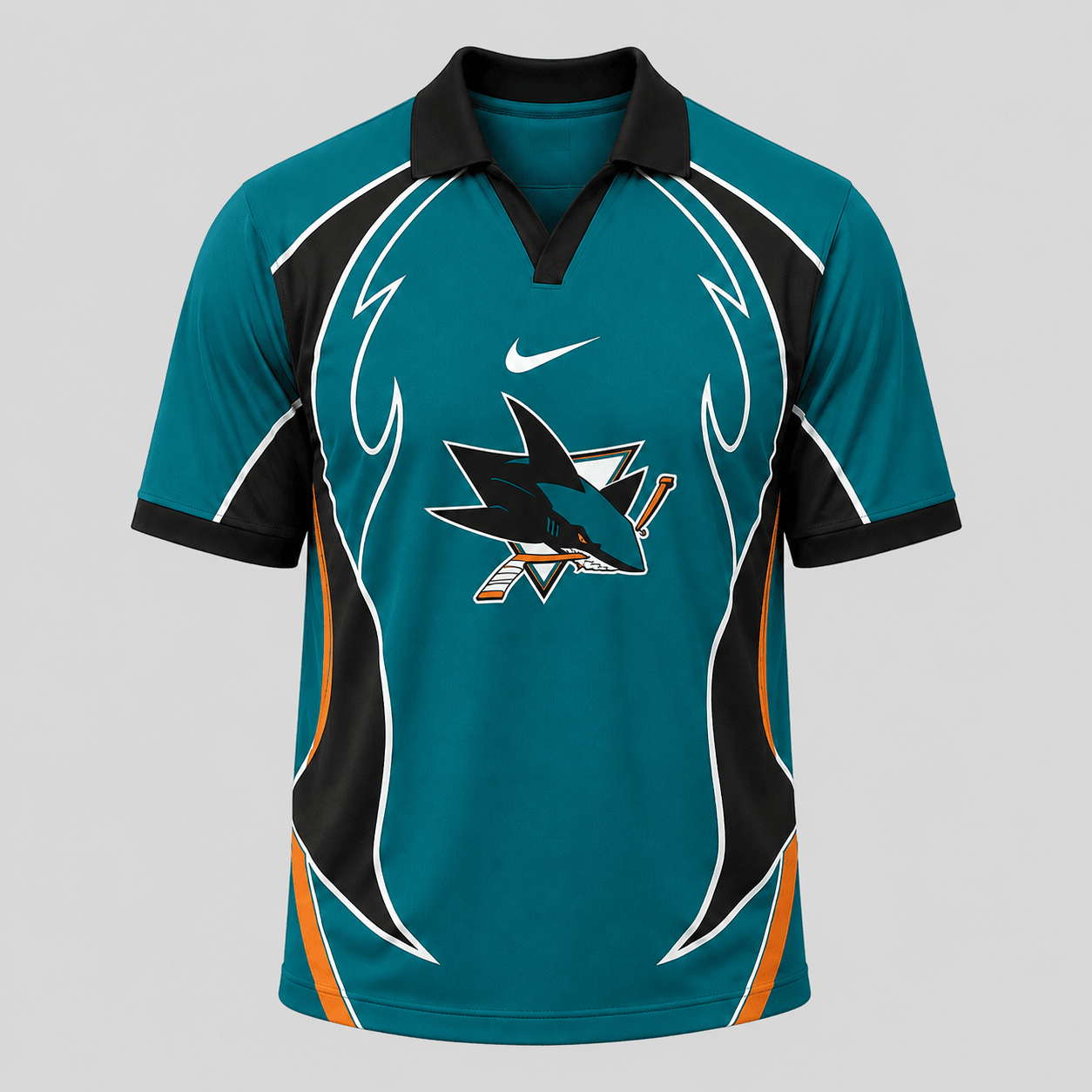 SJS Premium NHL Dynamic Curve Performance Polo Shirt