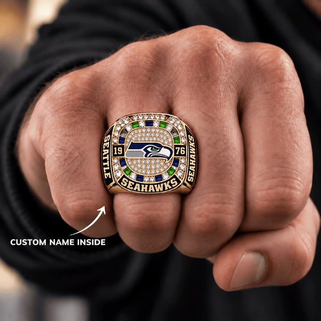 SS x NFL Men Ring Custom Name For Fan