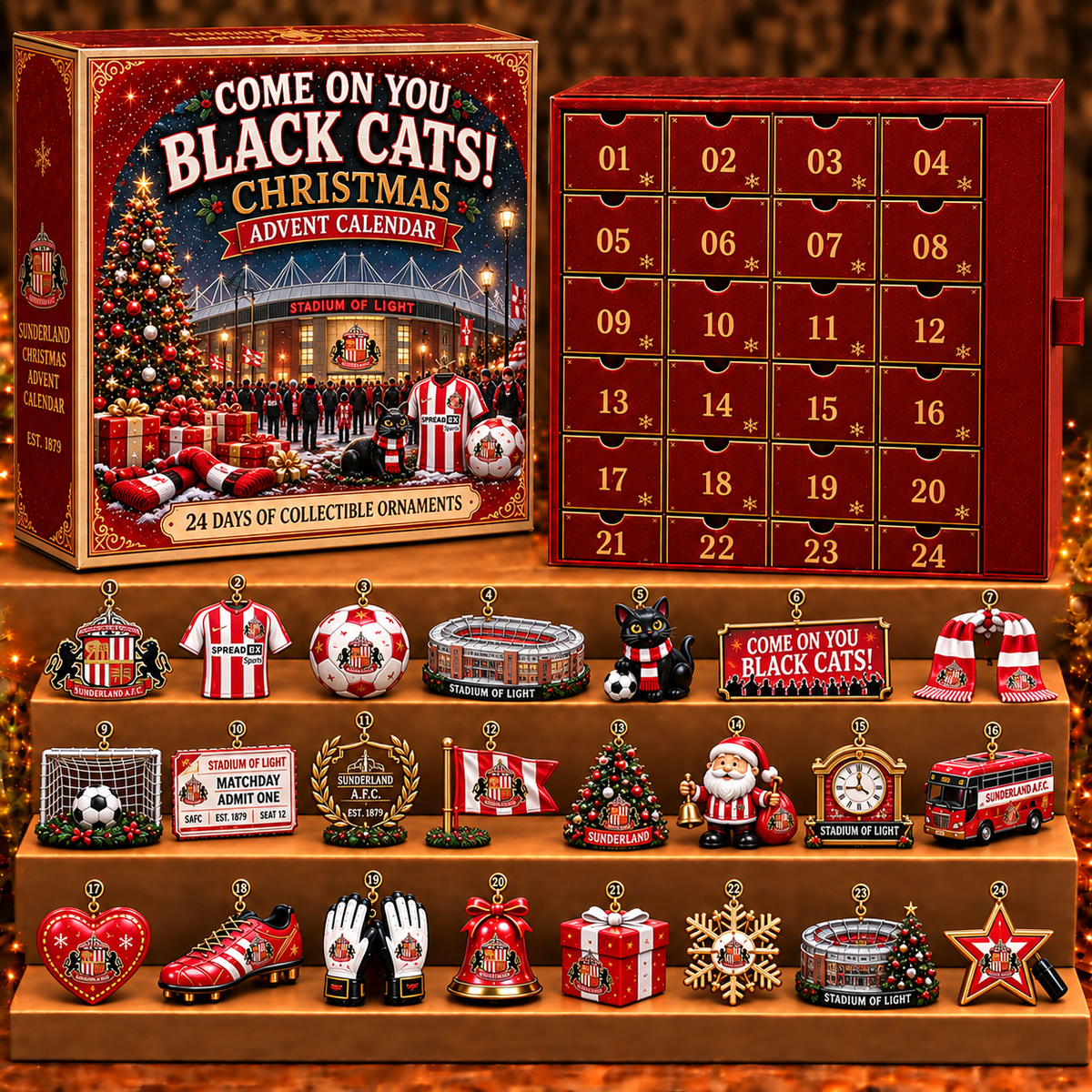 SUN x EPL Personalized 24 Days Of Football Advent Calendar Blink Box V2