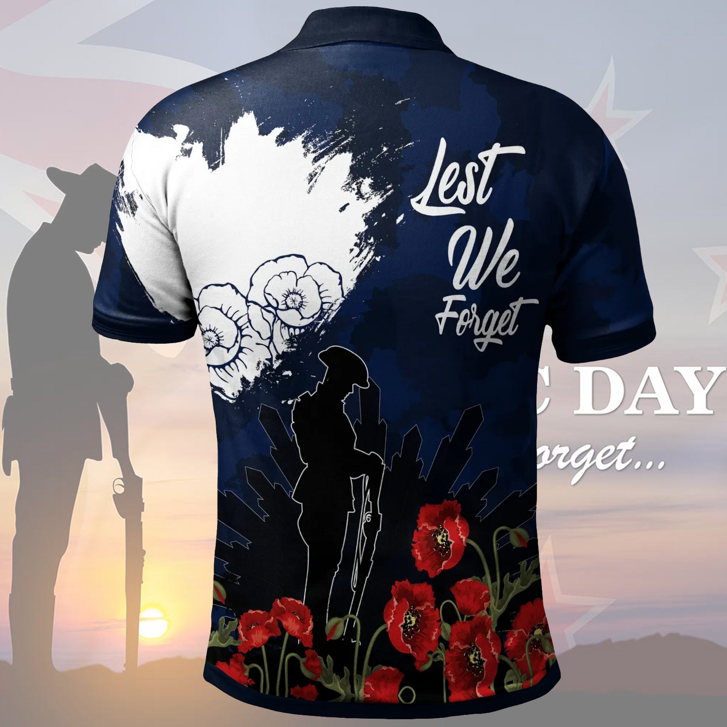 SYD x Anzac Day Polo Shirt DATND TANTD