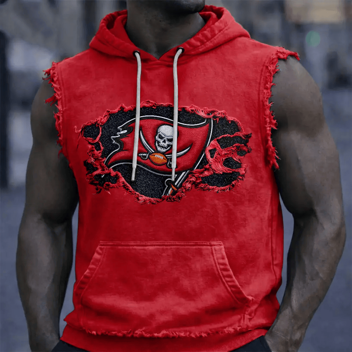 TB x NFL Men’???s Sleeveless Hoodie Tank DATND TANTD 280526
