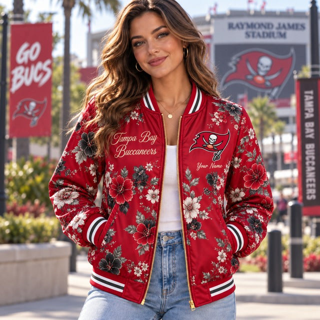 TBB NFL Baseball Jacket Custom Name For Fan