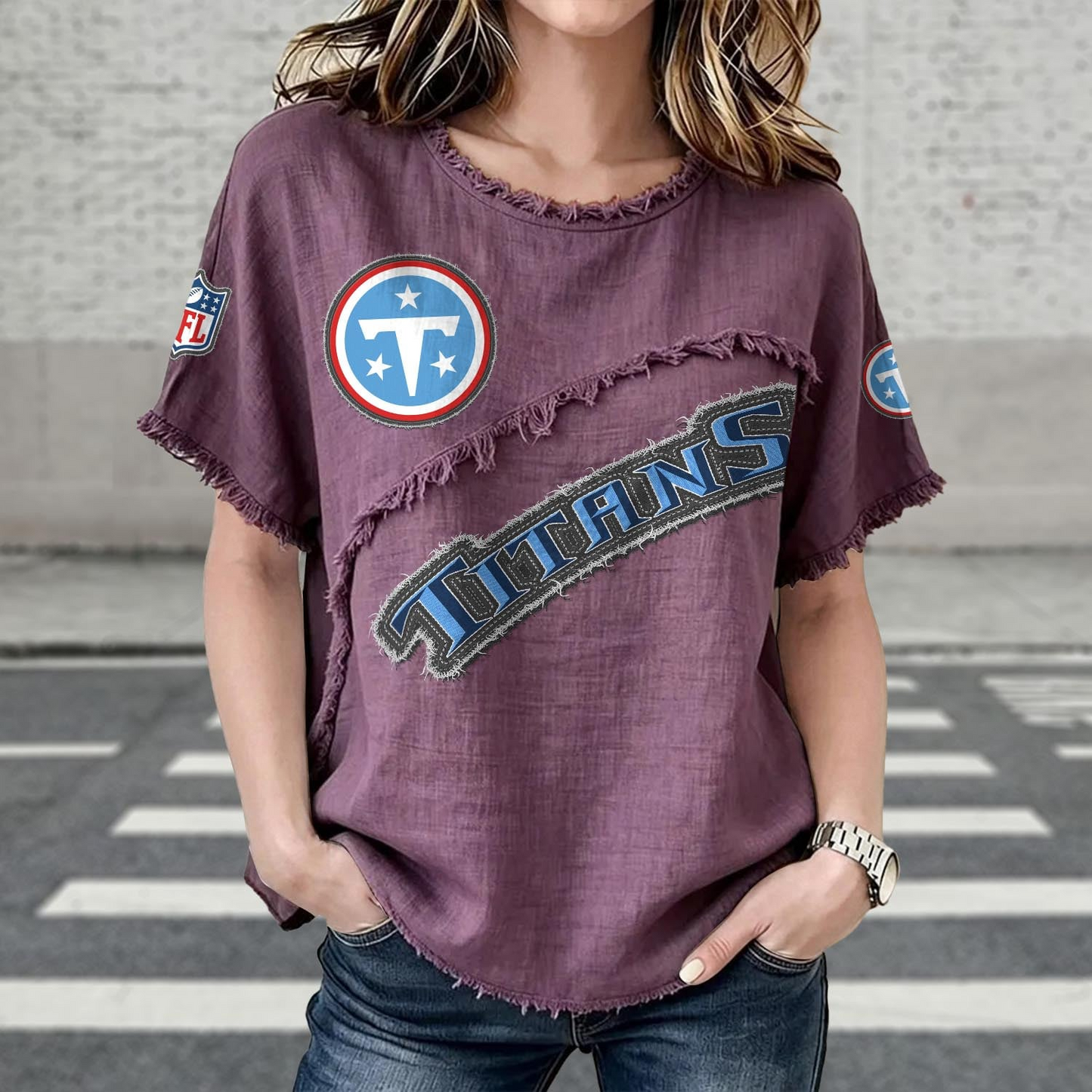 TEN x NFL Women’???s Vintage O-Neck 2905 DatND DVT