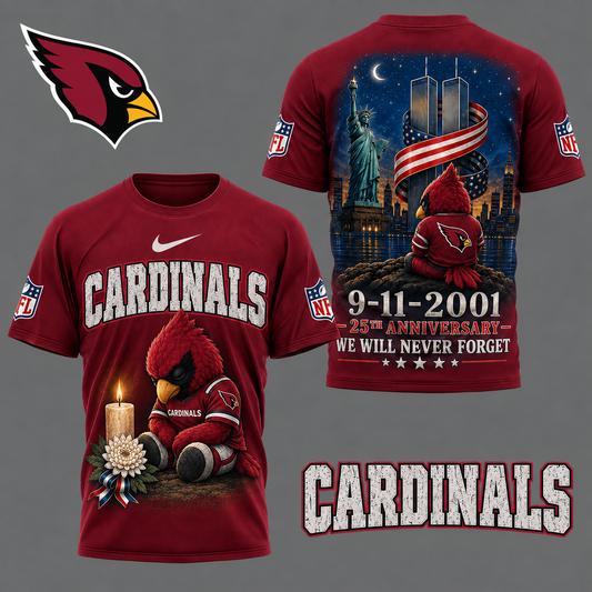 AC Premium NFL 9-11 25th Anniversary Never Forget Memorial 3D Shirt