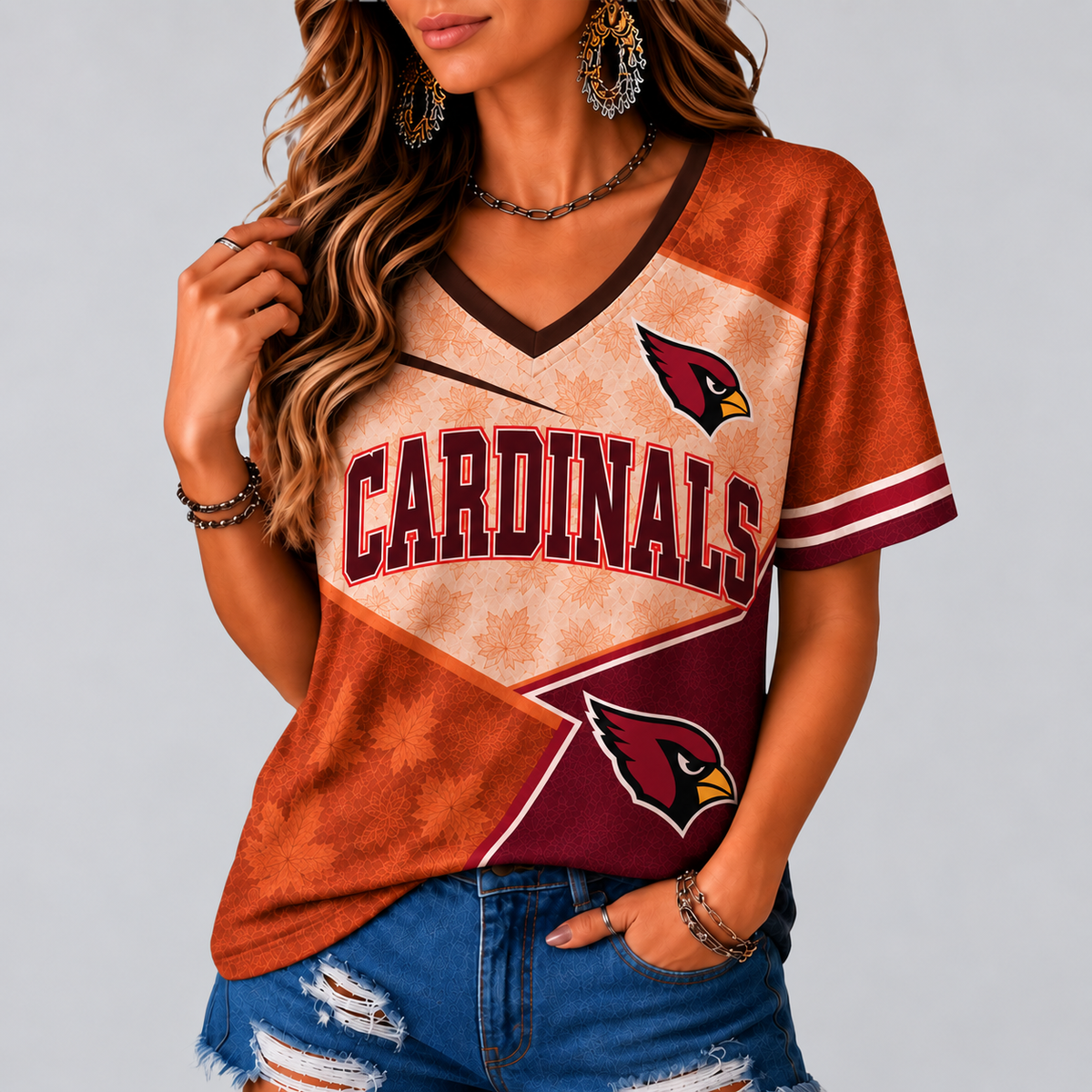 AC Premium NFL Fall Game Day V-Neck Shirt
