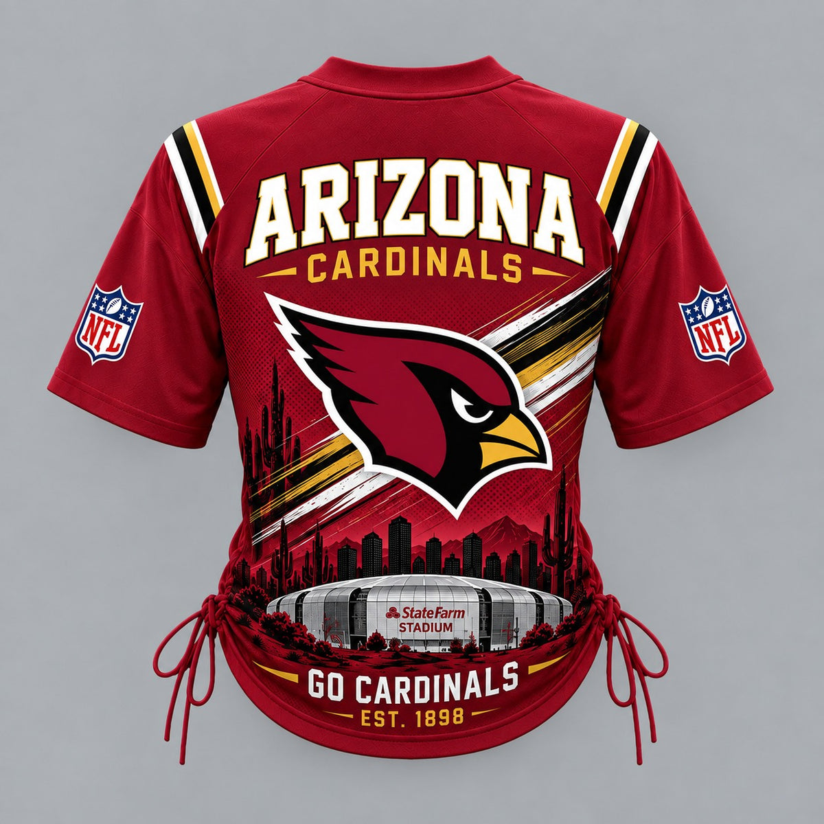 AC Premium NFL Game Day Women Lace-Up Jersey Shirt