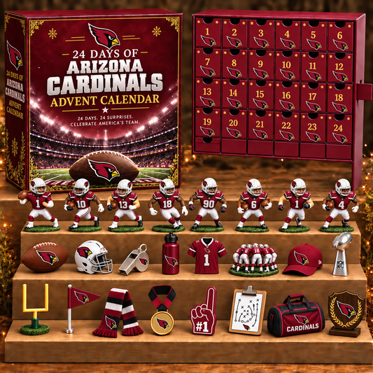 AC x NFL Personalized 24 Days Of American Football Advent Calendar Blink Box
