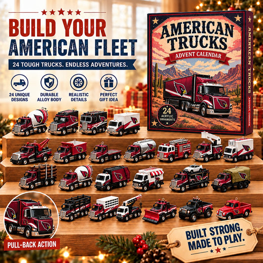 AC x NFL Personalized 24 Days Of American Trucks Advent Calendar Blink Box