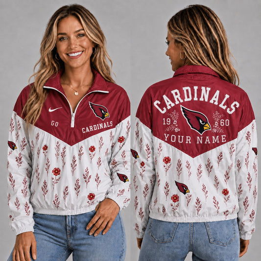 AC x NFL Personalized Women Quarter Zip Jacket