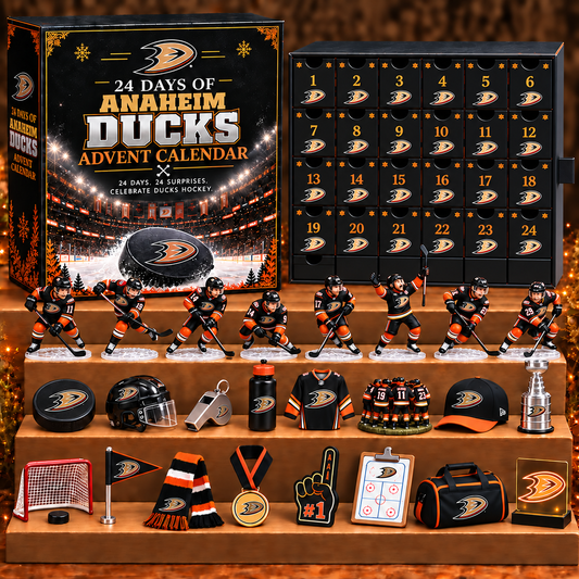 AD x NHL Personalized 24 Days Of Hockey Ice Advent Calendar Blink Box