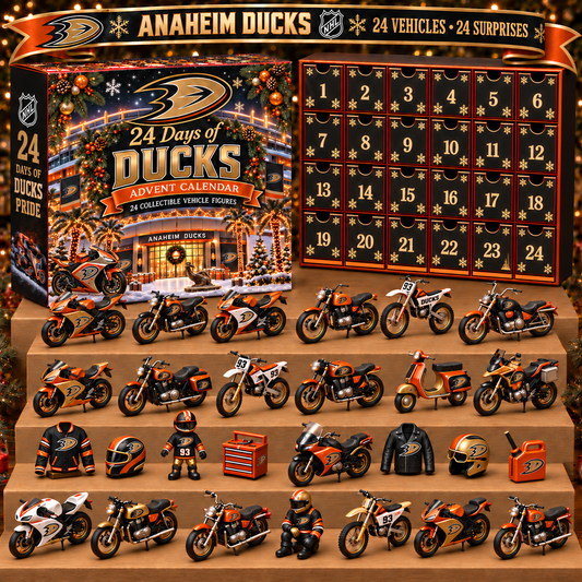 AD x NHL Personalized 24 Days Of Motorcycles Advent Calendar Blink Box