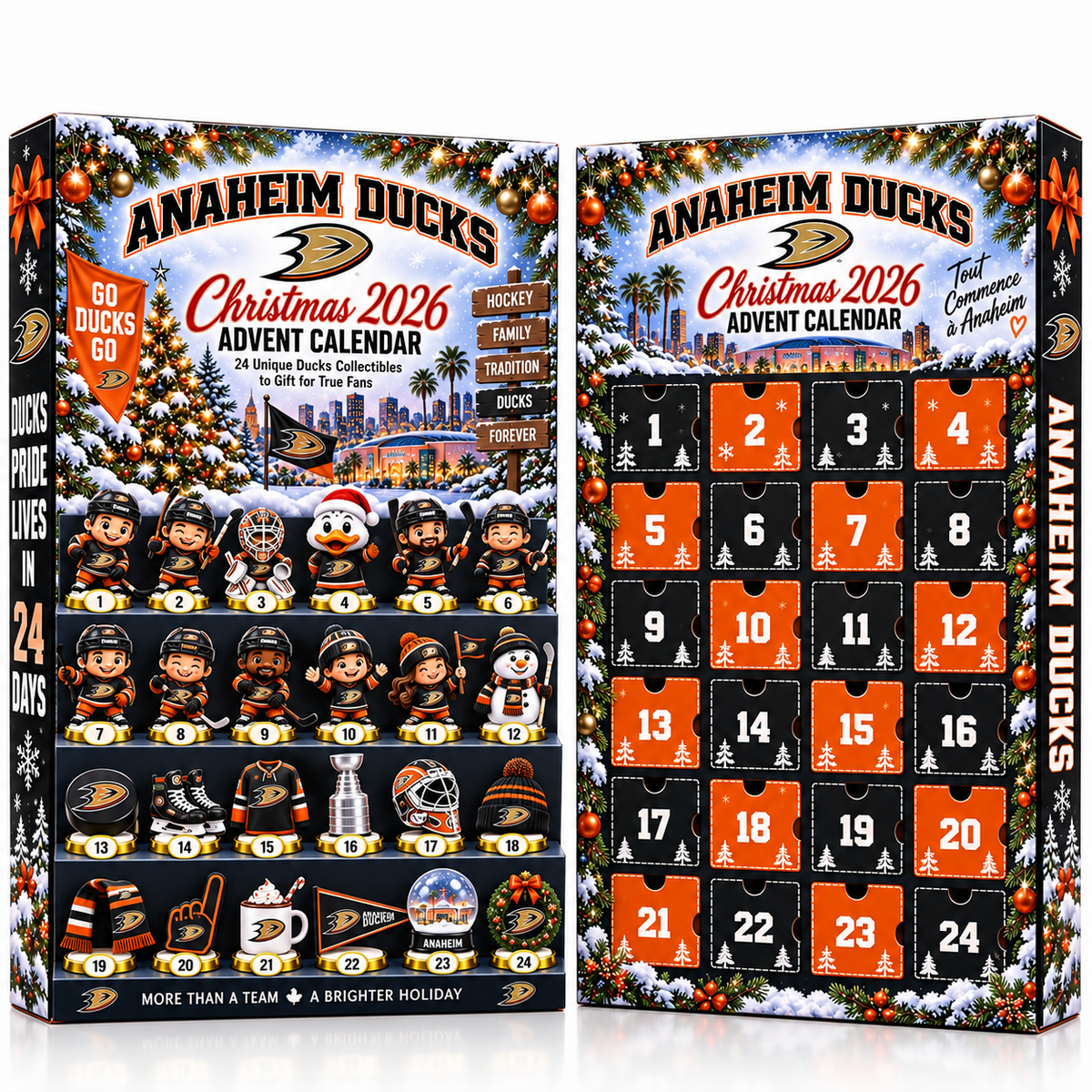 AD x NHL team Advent Calendar Box New Style For Fan