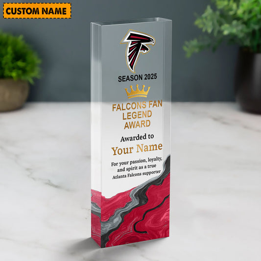 AF NFL Personalized Acrylic Award Plaque Funny Christmas Gift For Family