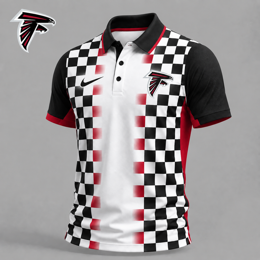 AF Premium NFL Checkered Fade Polo Shirt