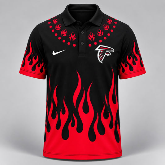 AF Premium NFL Flame Performance Polo Shirt