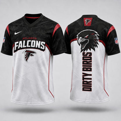 AF Premium NFL Power Graphic 3D V-neck Shirt