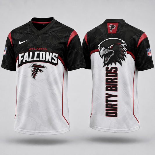 AF Premium NFL Power Graphic 3D V-neck Shirt