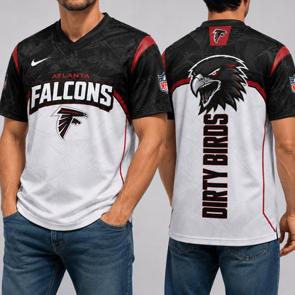 AF Premium NFL Power Graphic 3D V-neck Shirt