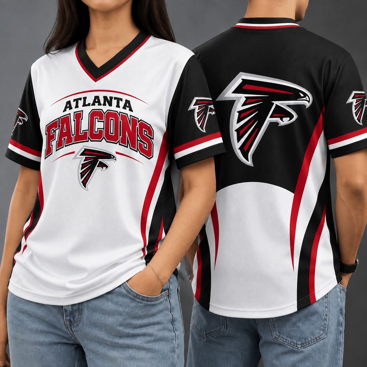 AF Premium NFL Team Spirit V-Neck Jersey