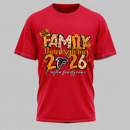 AF x NFL Thanksgiving 3D Shirt