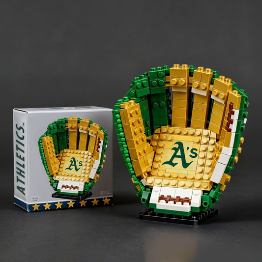 ATH x MLB Teams Premium Baseball Glove Building Block Set