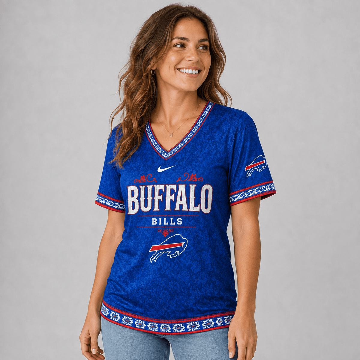 BB Premium NFL Classic Floral Satin Shirt
