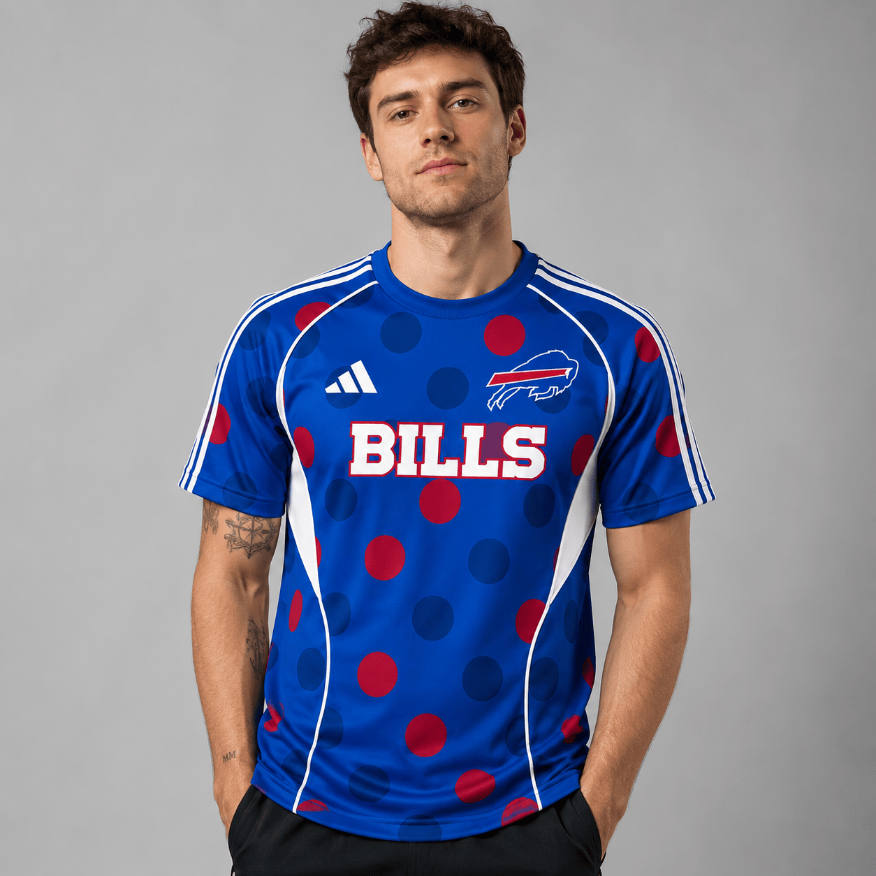 BB Premium NFL Game Day Polka Dot Sports Jersey Shirt