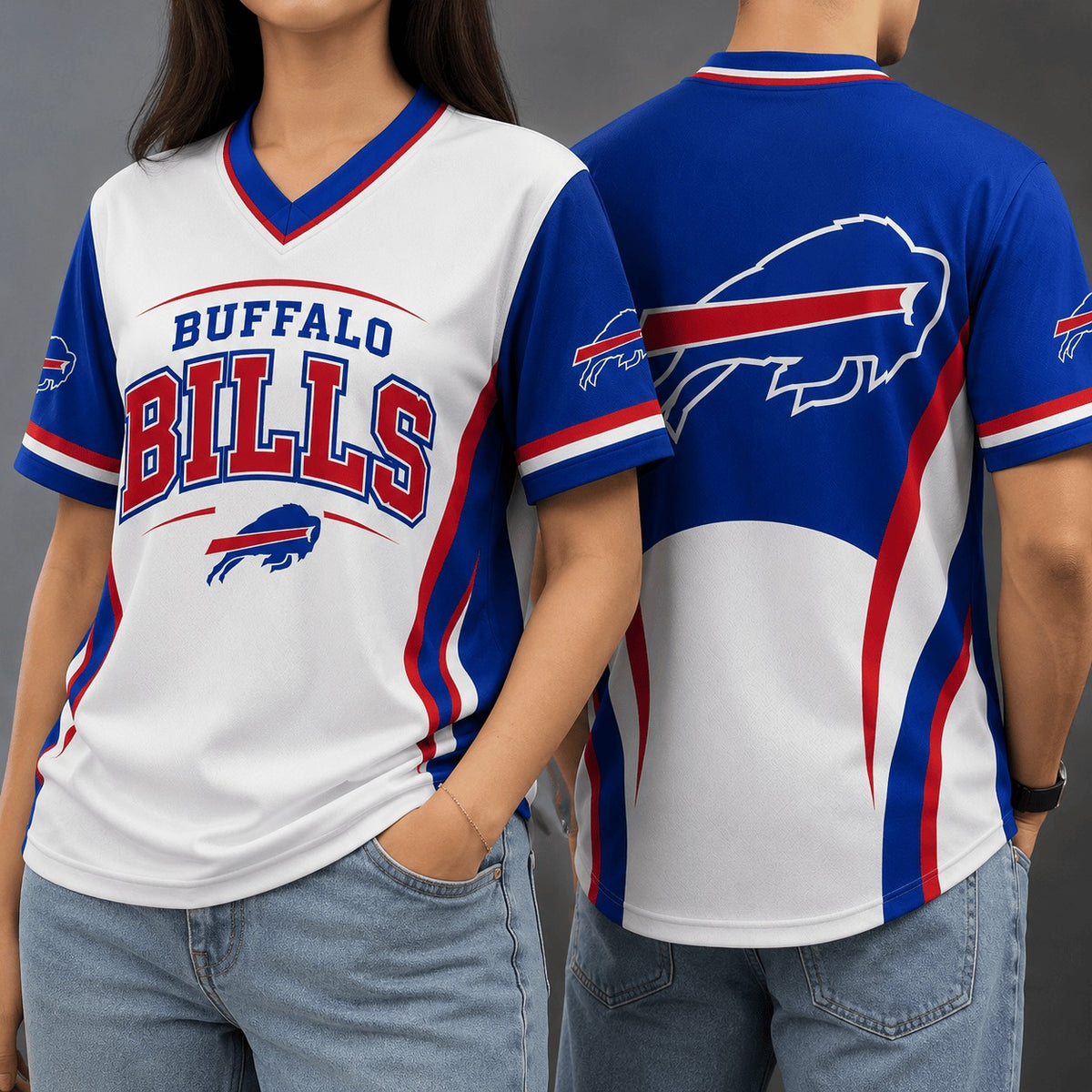 BB Premium NFL Team Spirit V-Neck Jersey