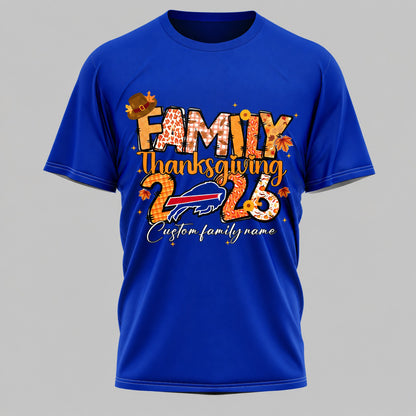 BB x NFL Thanksgiving 3D Shirt
