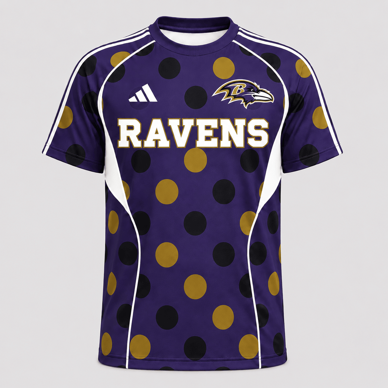 BR Premium NFL Game Day Polka Dot Sports Jersey Shirt
