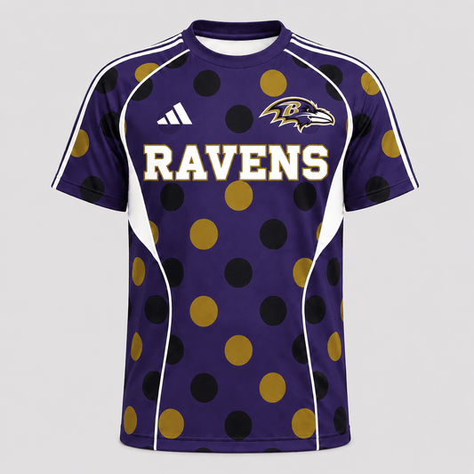 BR Premium NFL Game Day Polka Dot Sports Jersey Shirt